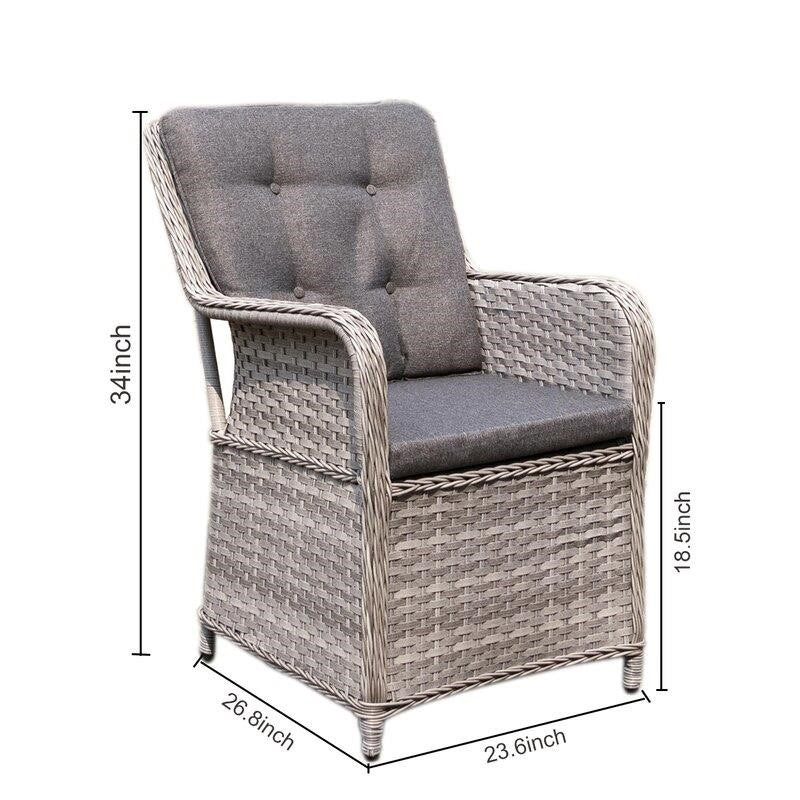 Cotswald Rectangular 6 - Person 63'' Long Dining Set with Cushions