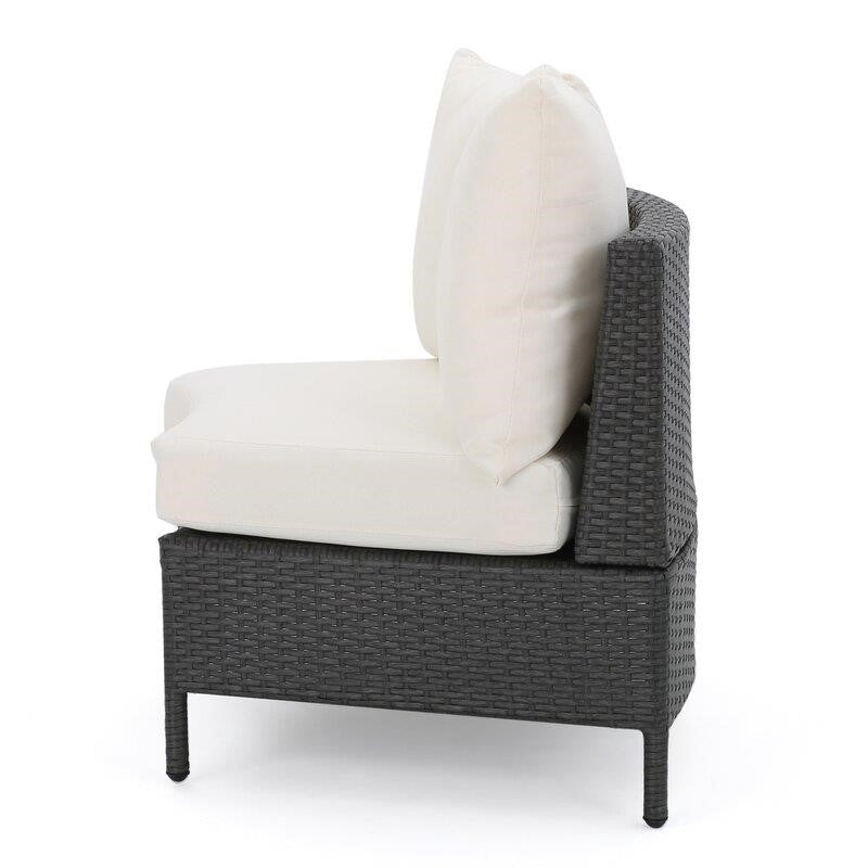 Dowd Wicker/Rattan 4 - Person Seating Group with Cushions