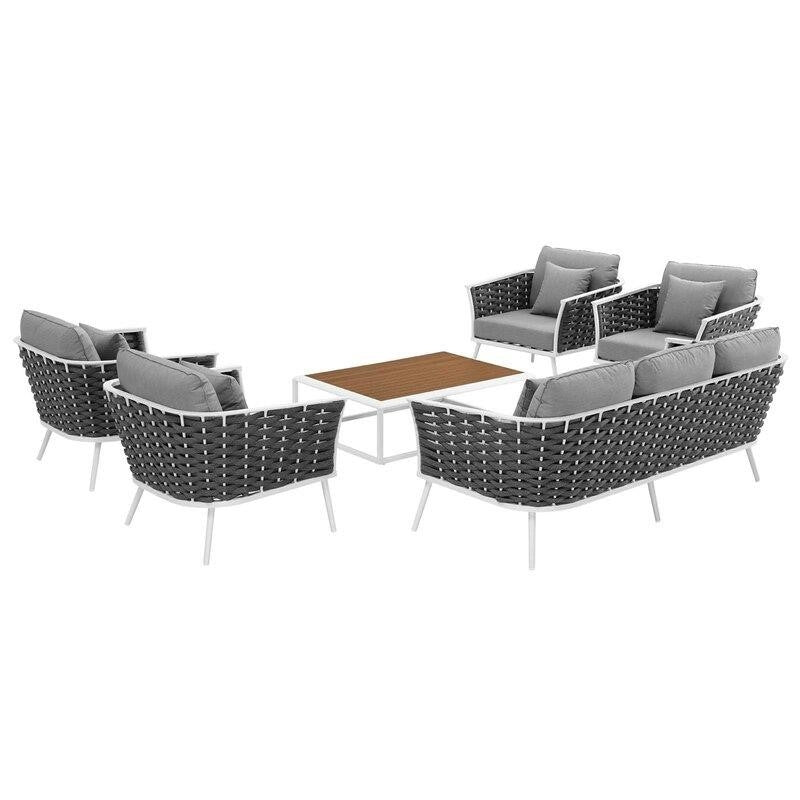 Kemberton 6 Piece Sofa Seating Group with Cushions
