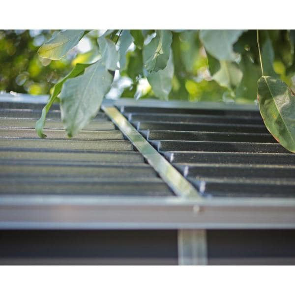 Rubicon 6 ft. x 5 ft. Dark Gray Garden Storage Shed