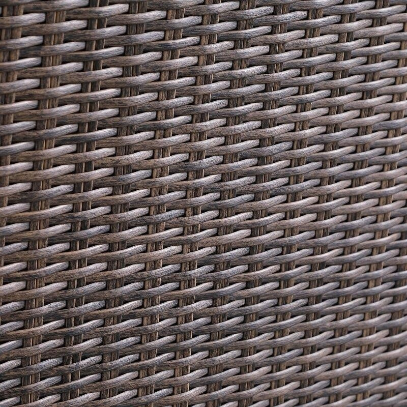 Emlee Wicker/Rattan 4 - Person Seating Group with Cushions