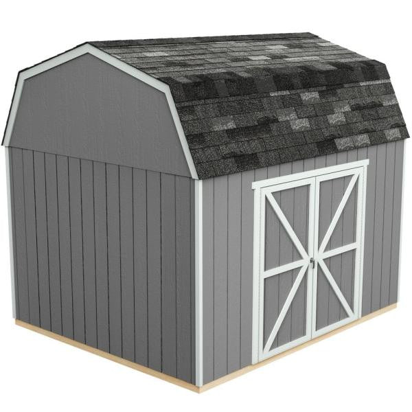Do-it Yourself Braymore 10 ft. x 12 ft. Wooden Storage Shed with Flooring Included