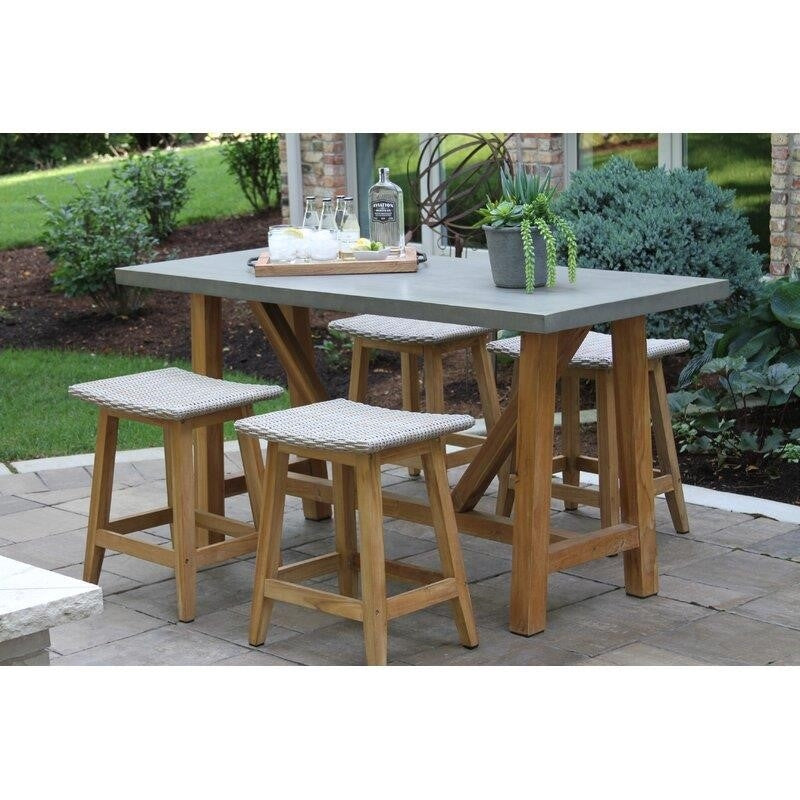 Caelan Rectangular 6 - Person 70'' Long Dining Set with Cushions