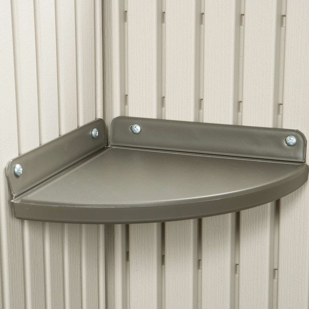 Dual Entry 15 ft. W x 8 ft. D Plastic Storage Shed