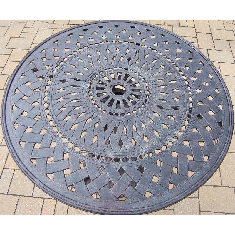 Vandyne Round 4 - Person 36.25'' Long Bar Height Dining Set with Cushions