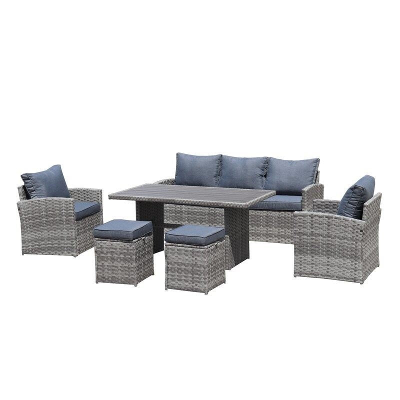 Hayzen 7 - Person Seating Group with Cushions