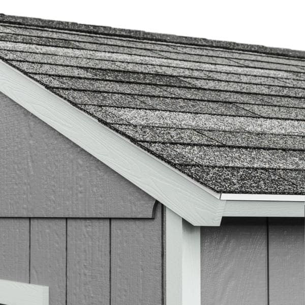 Installed Rookwood 10 ft. x 10 ft. Wooden Shed with Autmun Brown Shingles