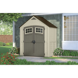 Cascade 7 ft. W x 7 ft. D Plastic Storage Shed