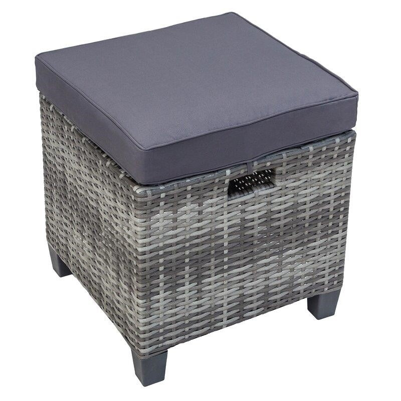 Burgas Wicker/Rattan 7 - Person Seating Group with Cushions