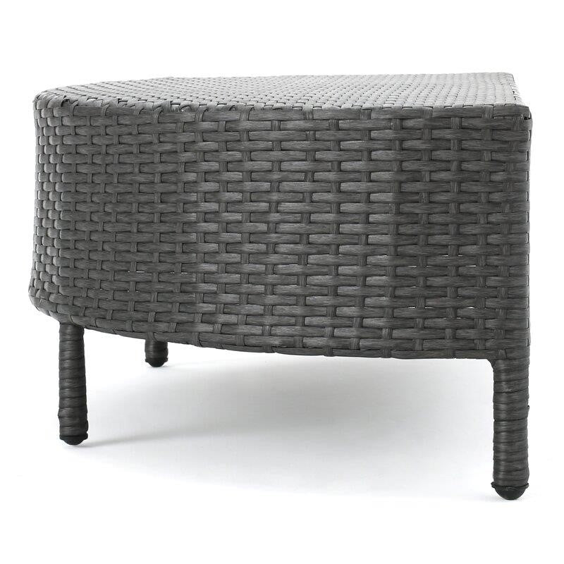 Dowd Wicker/Rattan 4 - Person Seating Group with Cushions