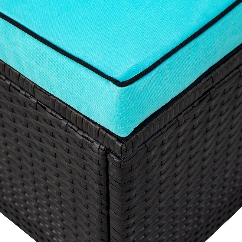 Mannford Wicker/Rattan 5 - Person Seating Group with Cushions