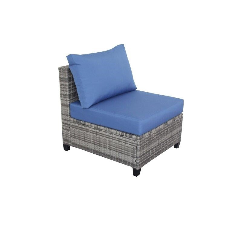 Chayden Wicker/Rattan 6 - Person Seating Group with Cushions