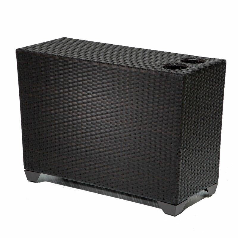 Tegan Wicker/Rattan 4 - Person Seating Group with Cushions