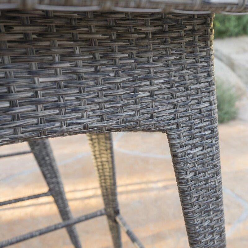 Billie-Anne Square 4 - Person 32.5'' Long Bar Height Dining Set with Cushions