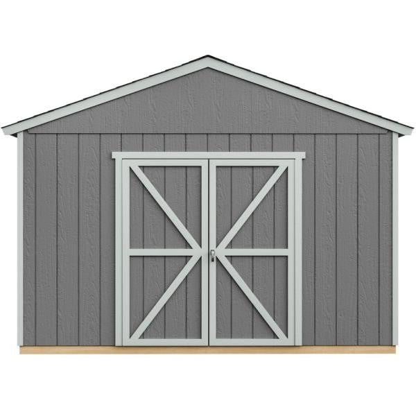 Do-it Yourself Astoria 12 ft. x 12 ft. Wooden Storage Shed with Flooring Included