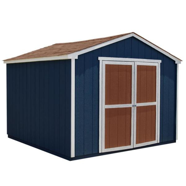 Do-It-Yourself Princeton 10 ft. x 10 ft. Wood Storage Shed Building