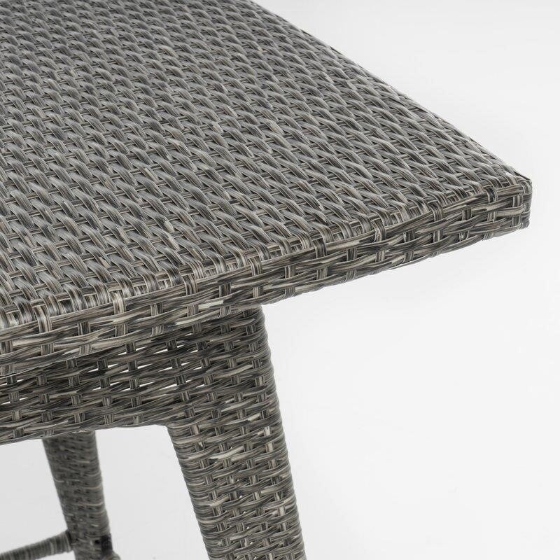 Billie-Anne Square 4 - Person 32.5'' Long Bar Height Dining Set with Cushions