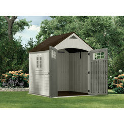 Cascade 7 ft. W x 7 ft. D Plastic Storage Shed
