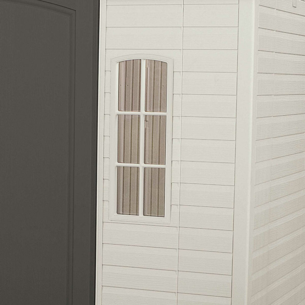 Side 10 ft. W x 8 ft. D Plastic Storage Shed