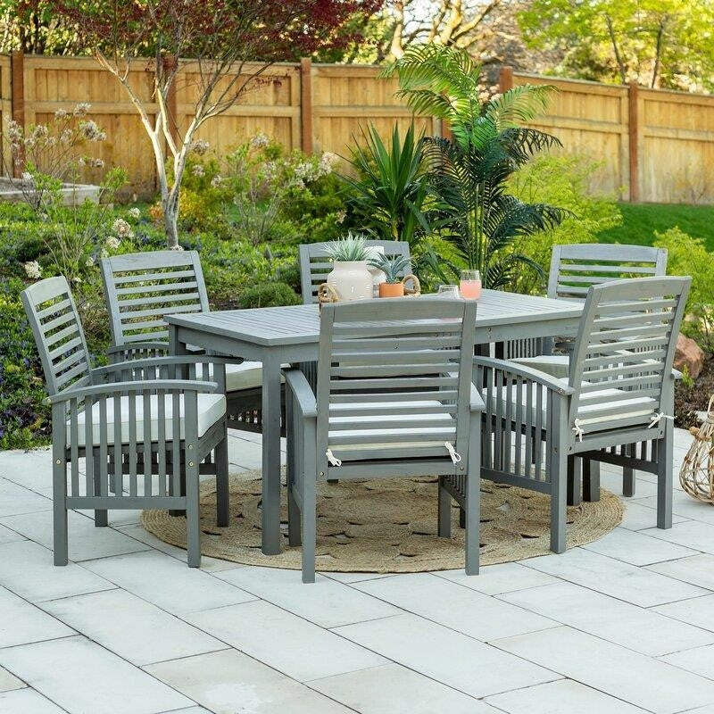 Diboll Rectangular 6 - Person 60'' Long Dining Set with Cushions