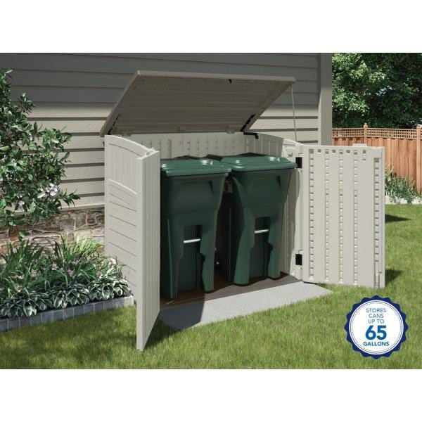 Stow-Away 3 ft. 8 in. x 5 ft. 11 in. Resin Horizontal Storage Shed