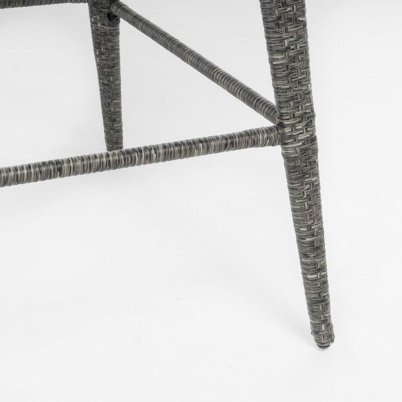 Billie-Anne Square 4 - Person 32.5'' Long Bar Height Dining Set with Cushions