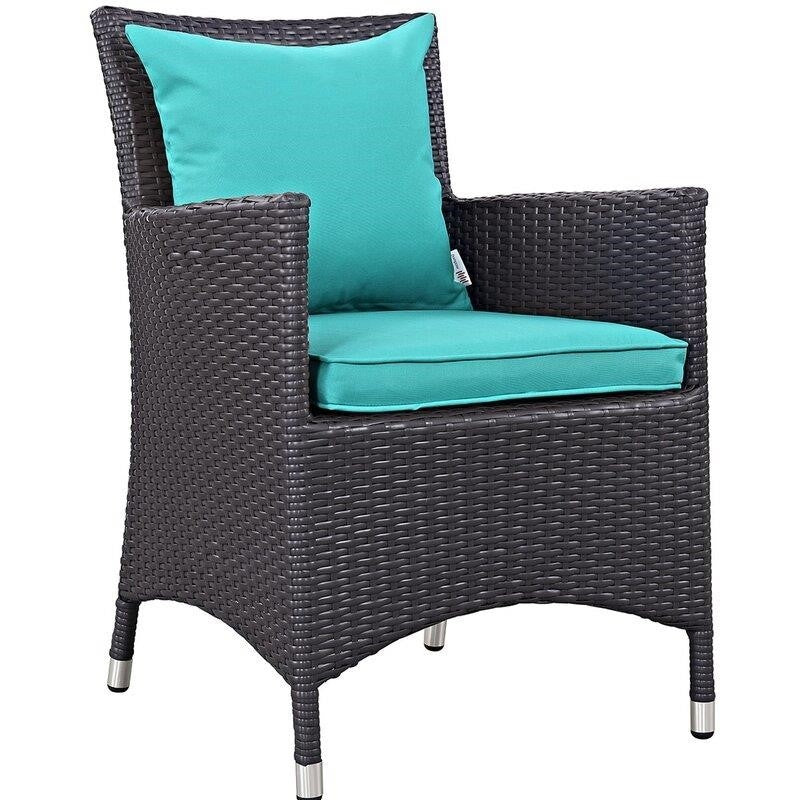 Brentwood Rectangular 6 - Person Dining Set with Cushions