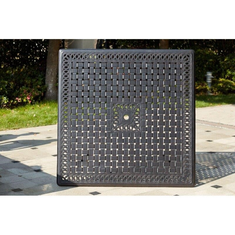 Millner Square 8 - Person 60'' Long Bar Height Dining Set with Cushions