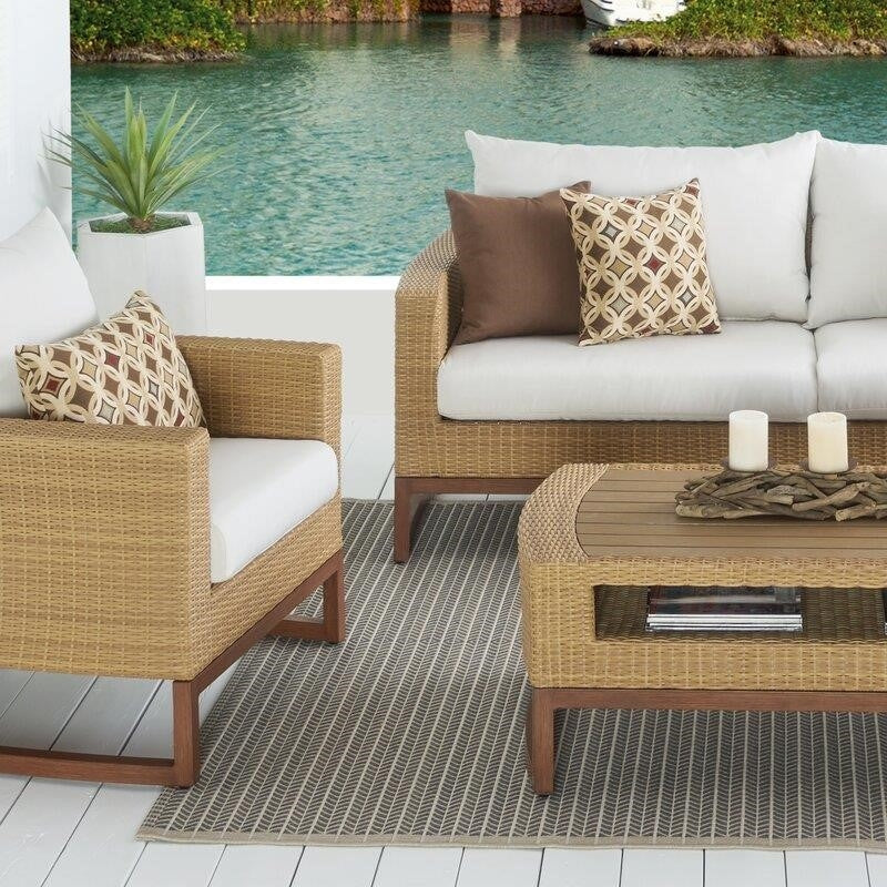 Mcdougal 4 - Person Seating Group with Sunbrella Cushions