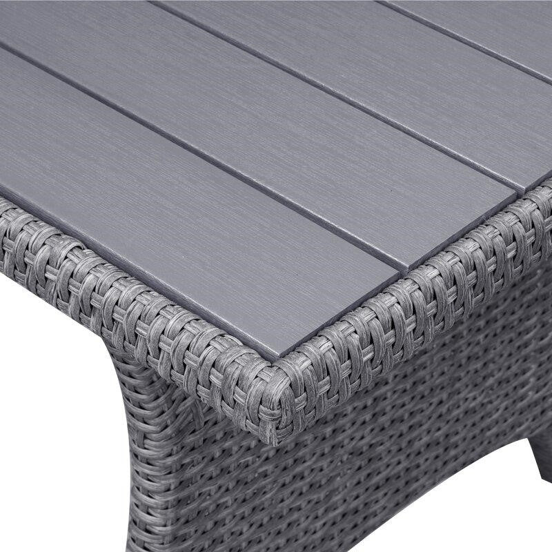 Julianna Wicker/Rattan 7 - Person Seating Group with Cushions