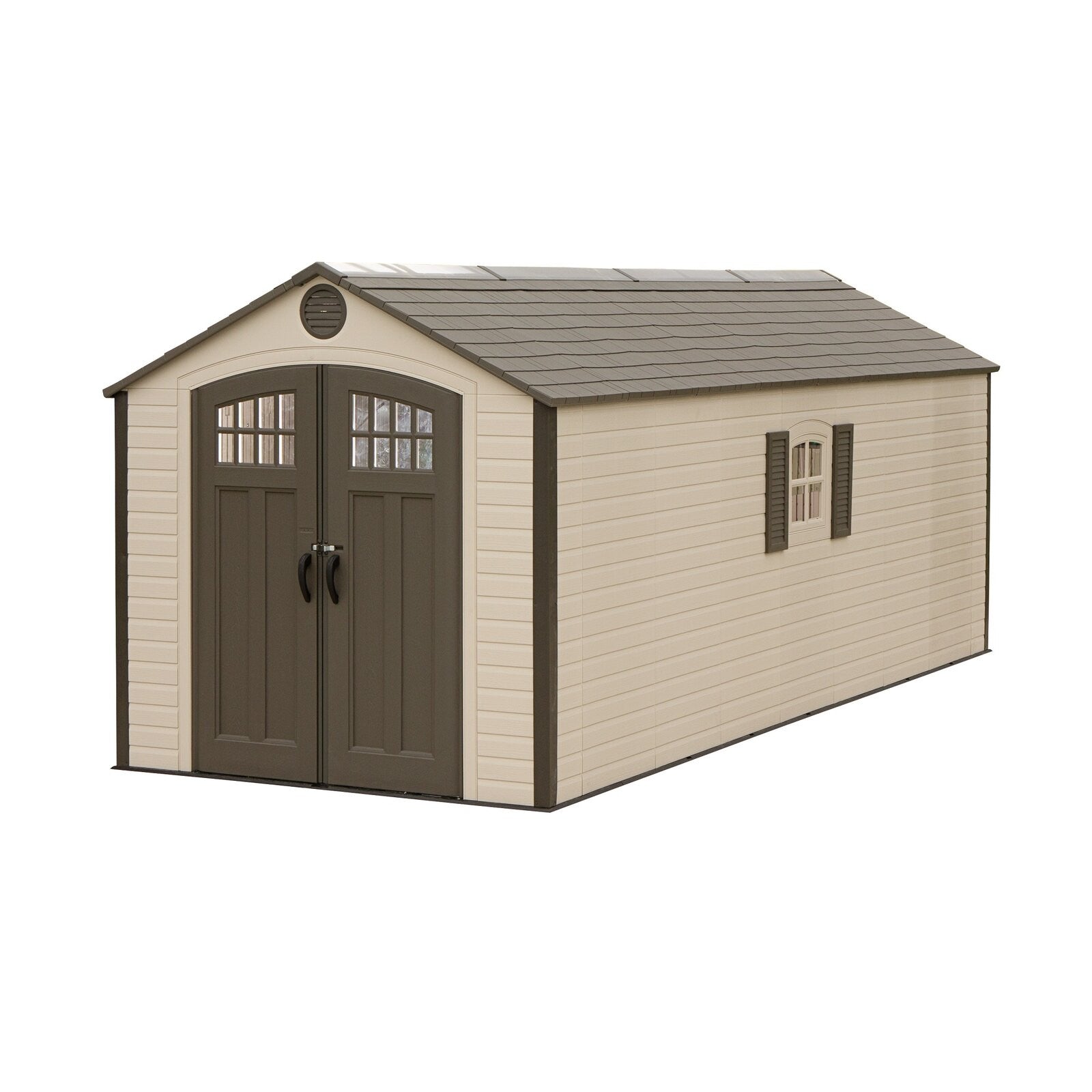 8 ft. W x 20 ft. D Plastic Storage Shed