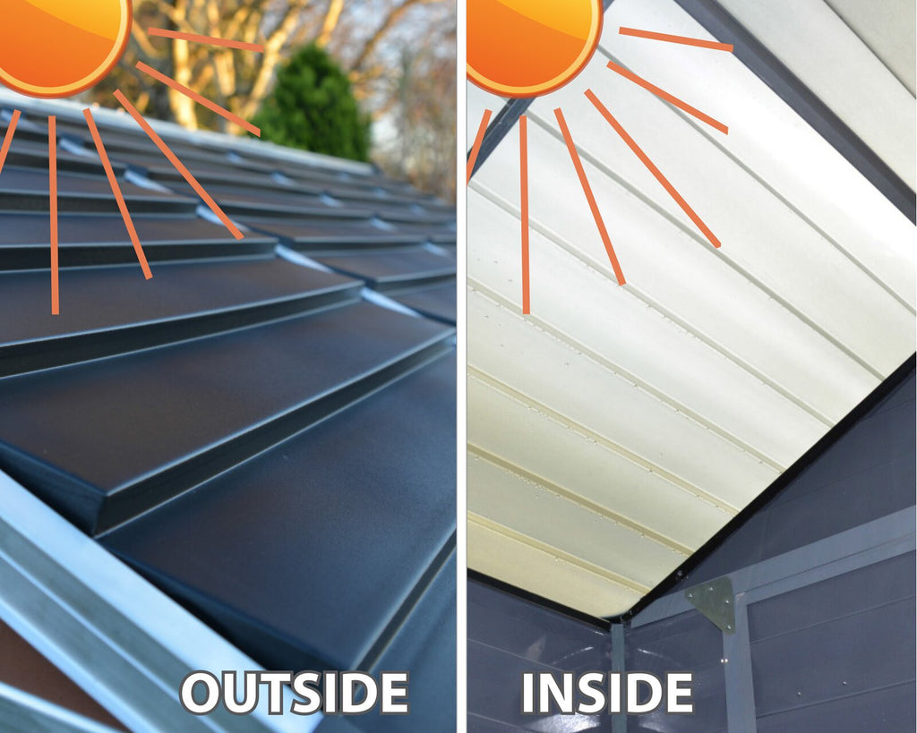 SkyLight 6 ft. W x 7.5 ft. D Polycarbonate Storage Shed