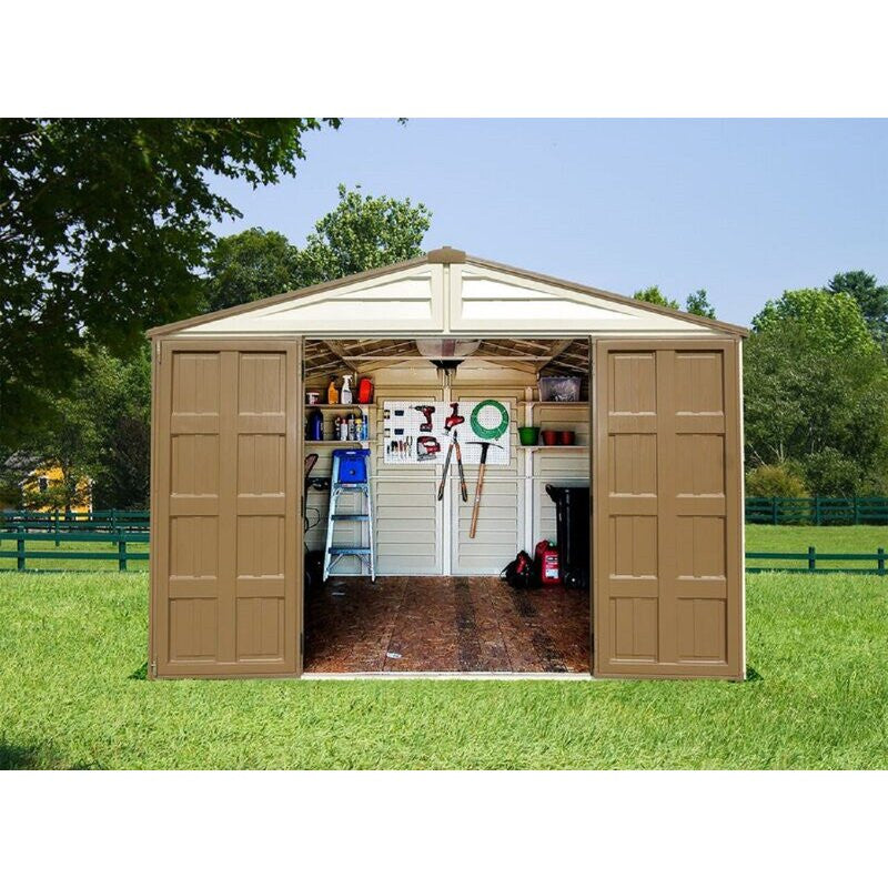 Woodbridge Plus 10.5 ft. W x 13 ft. D Plastic Storage Shed