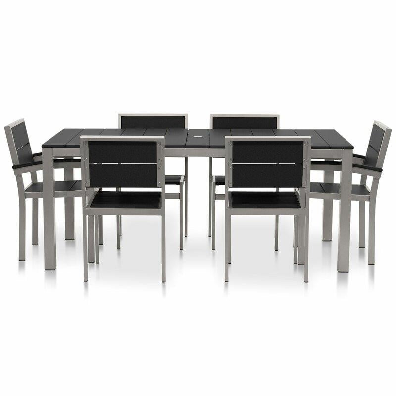 Fiona Rectangular 6 - Person 72'' Long Dining Set