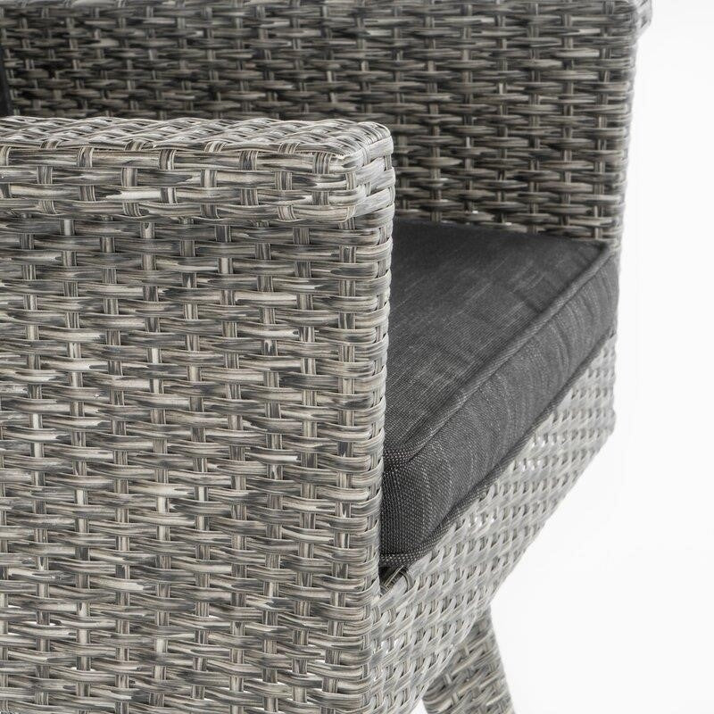 Billie-Anne Square 4 - Person 32.5'' Long Bar Height Dining Set with Cushions