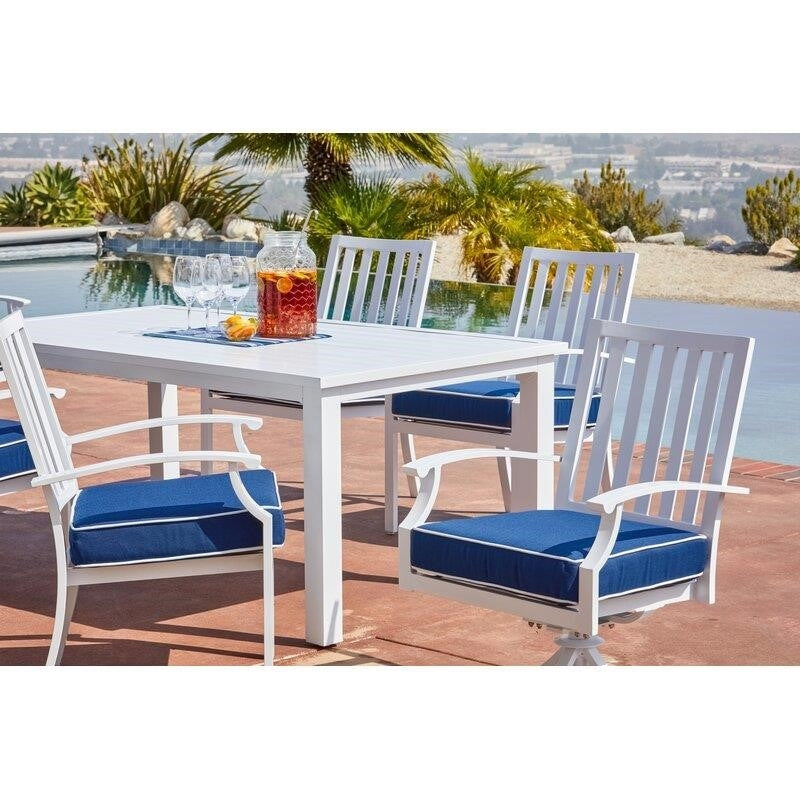 Higden Rectangular 6 - Person 70.1'' Long Dining Set with Cushions