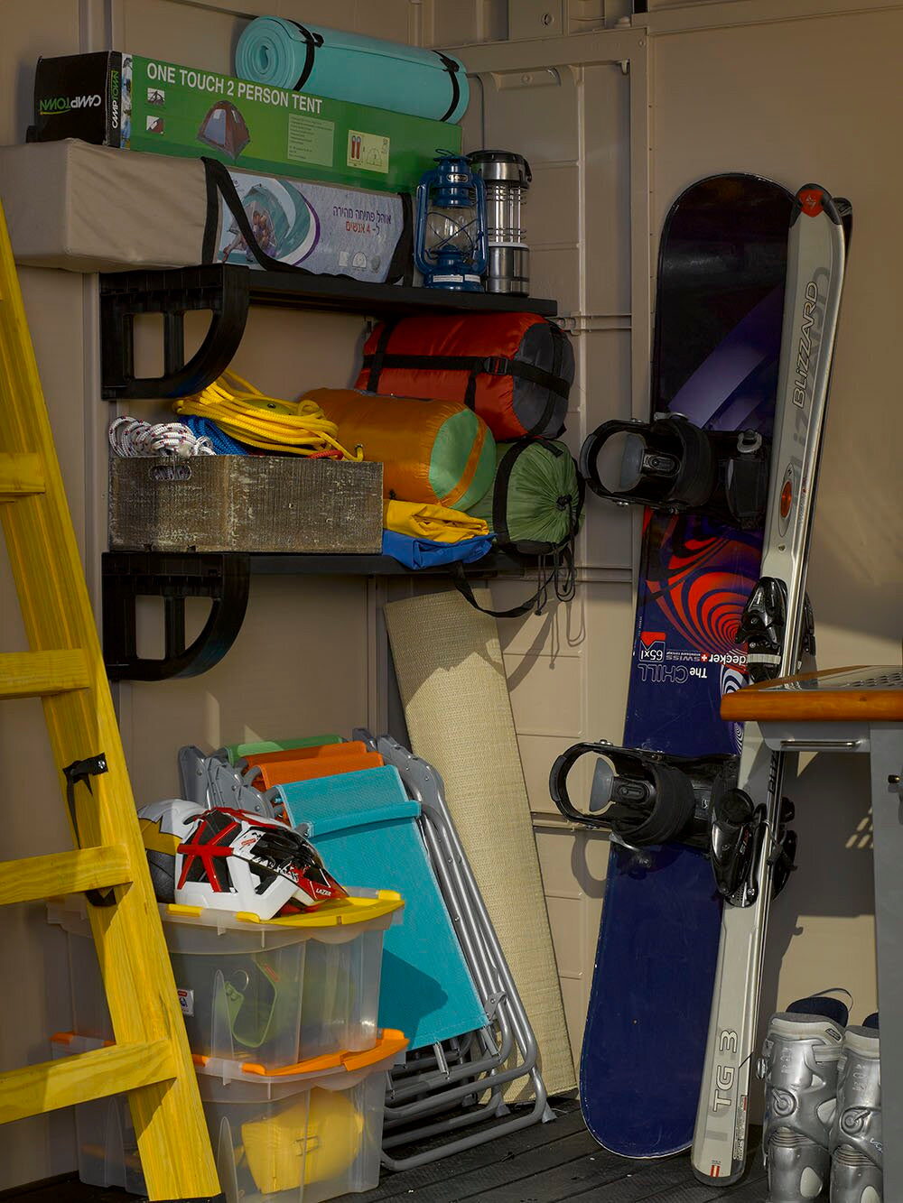 Factor 8 ft. W x 6 ft. D Plastic Storage Shed