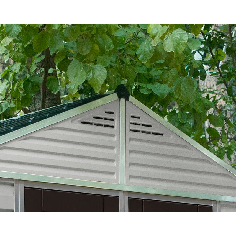 SkyLight? 7 ft. 5 in. W x 17 ft. 3 in. D Plastic Storage Shed