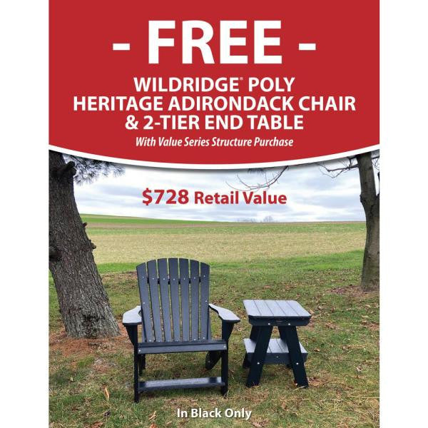 Value Gable 12 ft. x 24 ft. Wood Shed Precut Kit