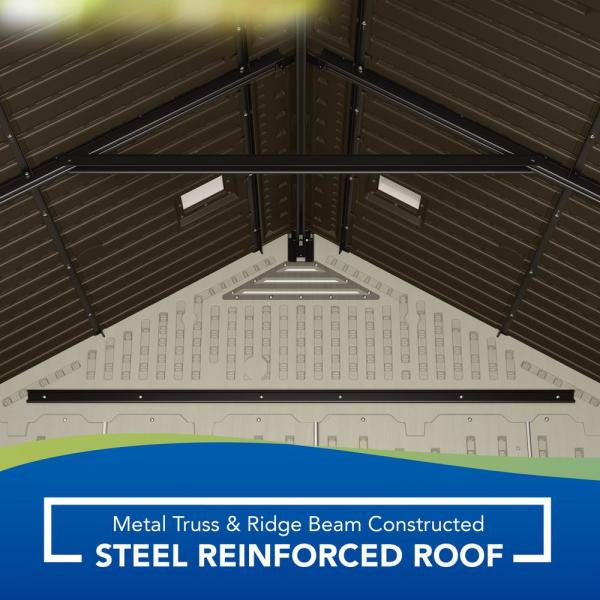 Vista 7 ft. x 7 ft. Resin Storage Shed