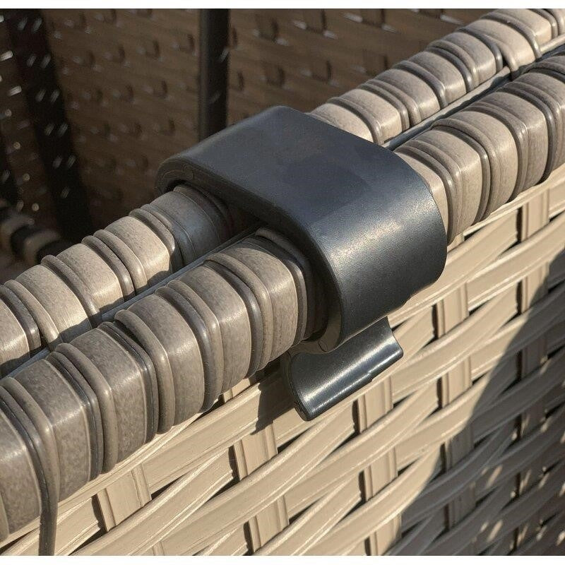 Alhambra Wicker/Rattan 4 - Person Seating Group with Cushions