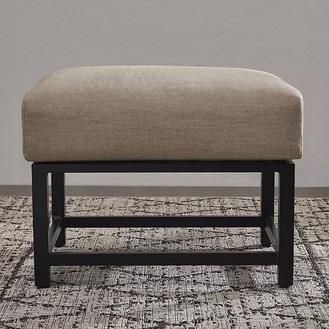 Athena 7-Piece Sectional with Firepit(FREE 120'' Cantilever Umbrella)