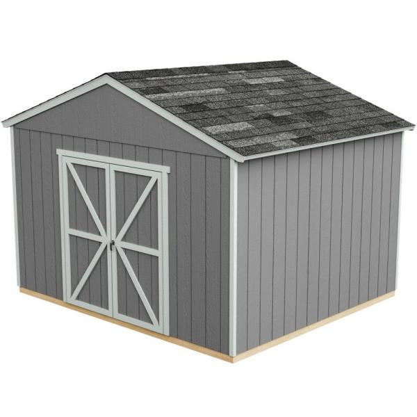 Do-it Yourself Astoria 12 ft. x 12 ft. Wooden Storage Shed with Flooring Included