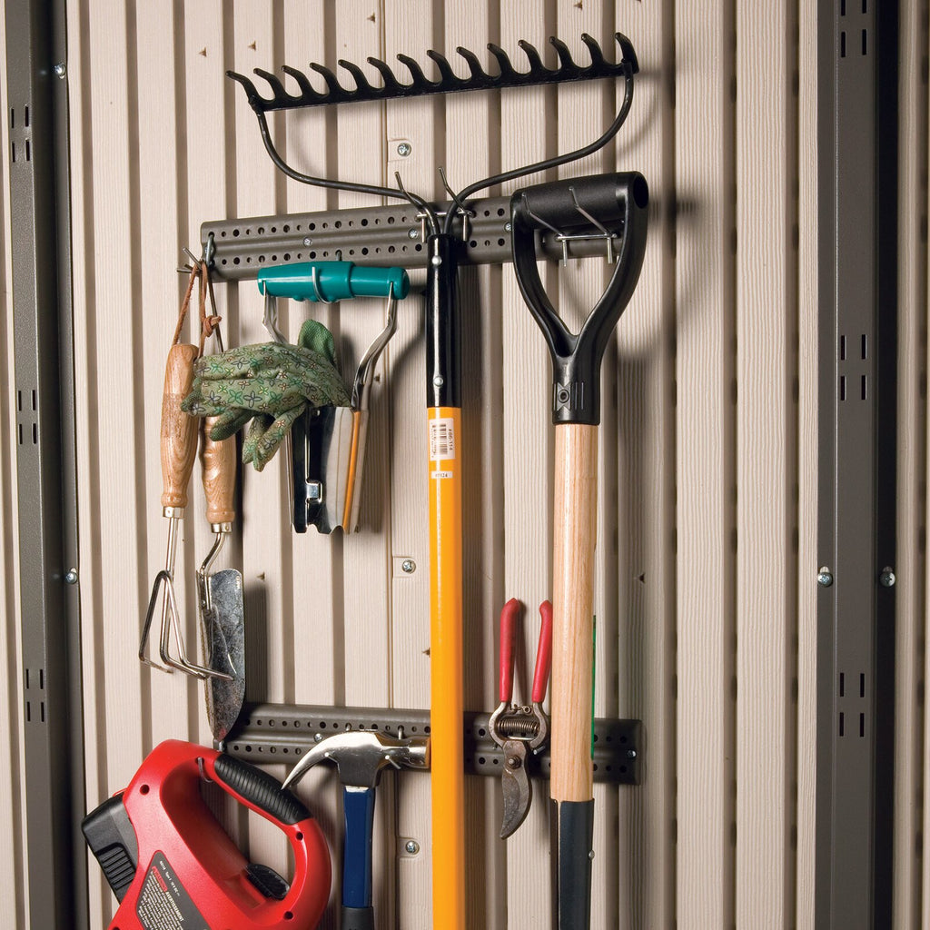 8 ft. W x 7 ft. 4 in. D Plastic Storage Shed