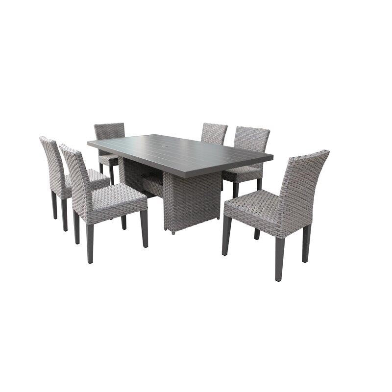 Kenwick Rectangular 6 - Person 80'' Long Dining Set