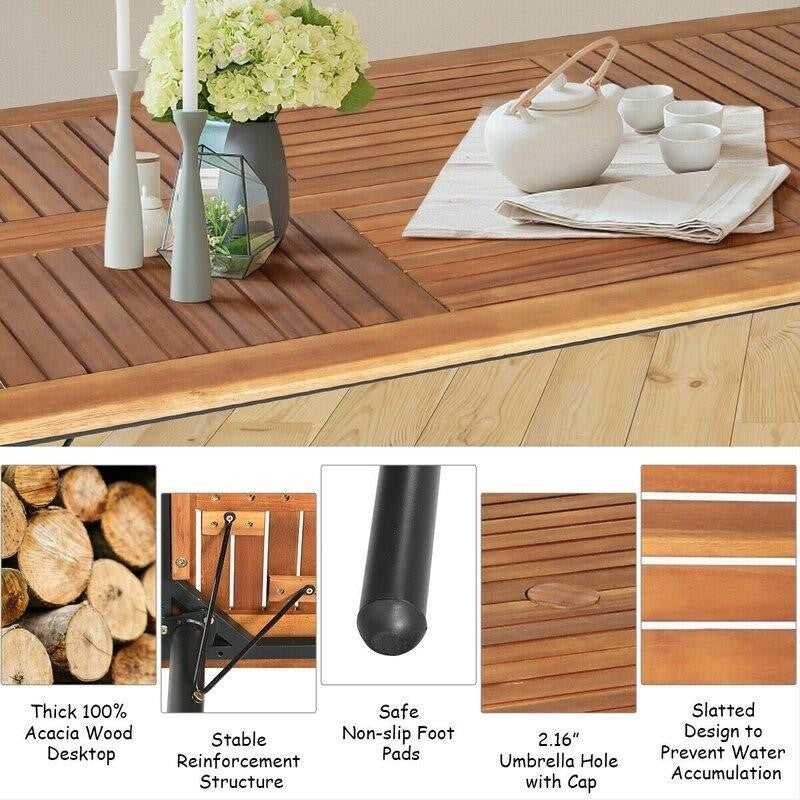 Armlin 7 - Piece Dining Set