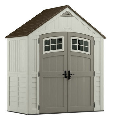 Cascade 7 ft. W x 7 ft. D Plastic Storage Shed