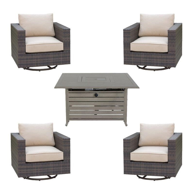 Amarantha 4 - Person Seating Group with Cushions
