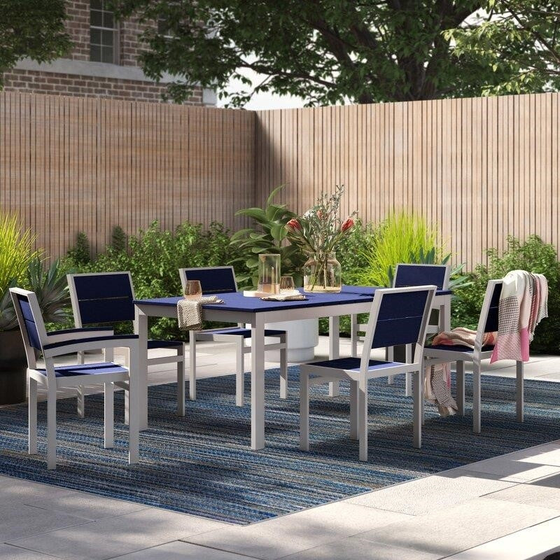 Fiona Rectangular 6 - Person 72'' Long Dining Set