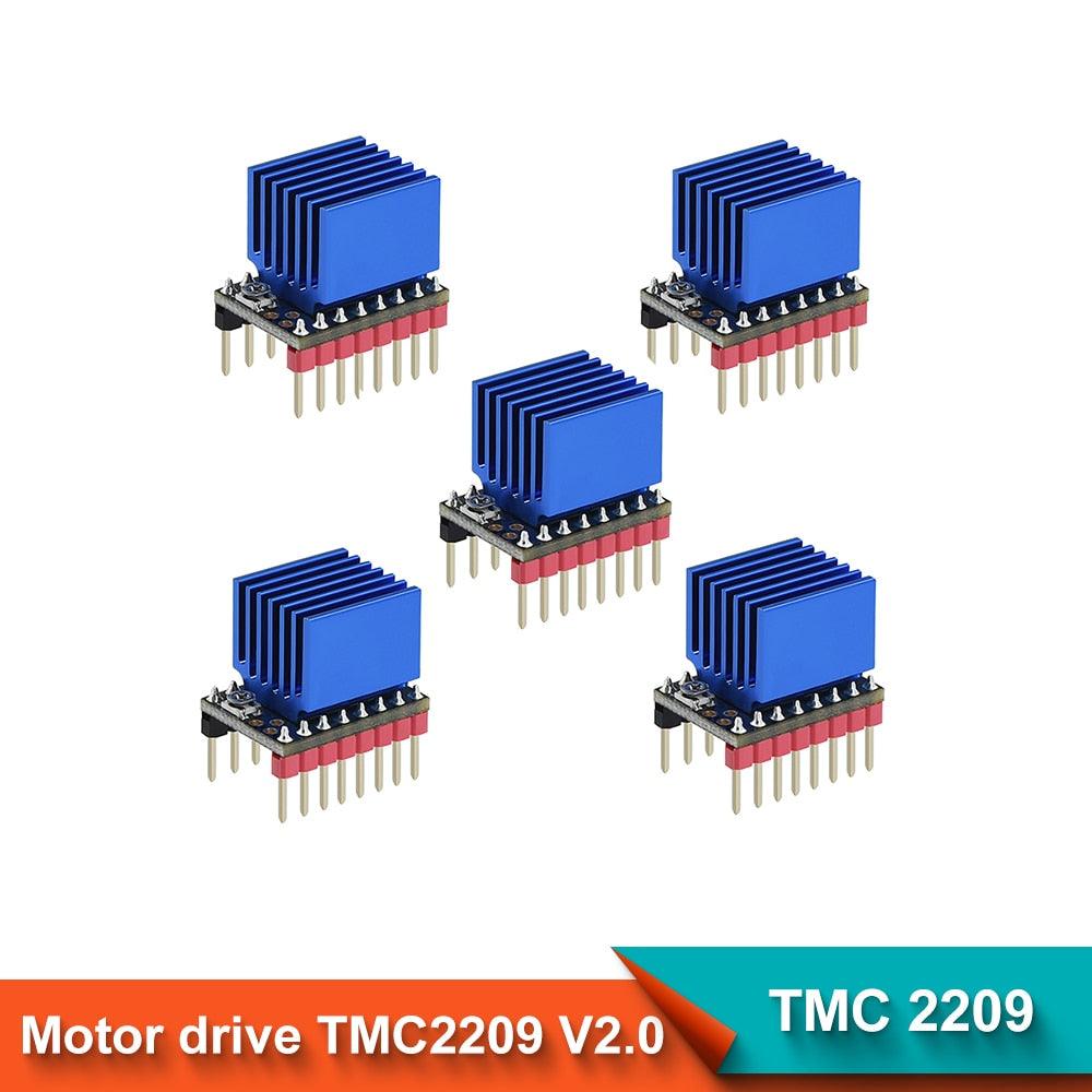 Twotrees 3D Printer Parts 5PCS TMC2209 Motor Mute Driver Stepstick Replace TMC2100 for Ender 3 SKR V1.3 MKS Robin Nano Controller Board